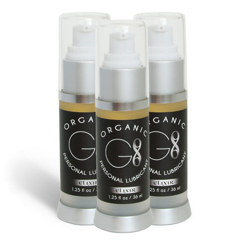 G8 - Organic Personal Lubricant / Stocking Stuffer 3 Pack